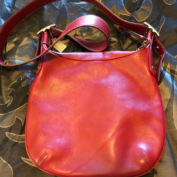 Coach Red Hobo Bag - Picture 8 of 8